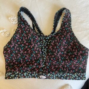 Nike Mesh Floral Print Sports Bra